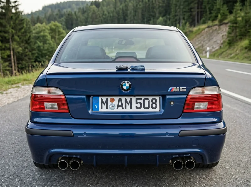 BMW M5 E39 V8 rear view