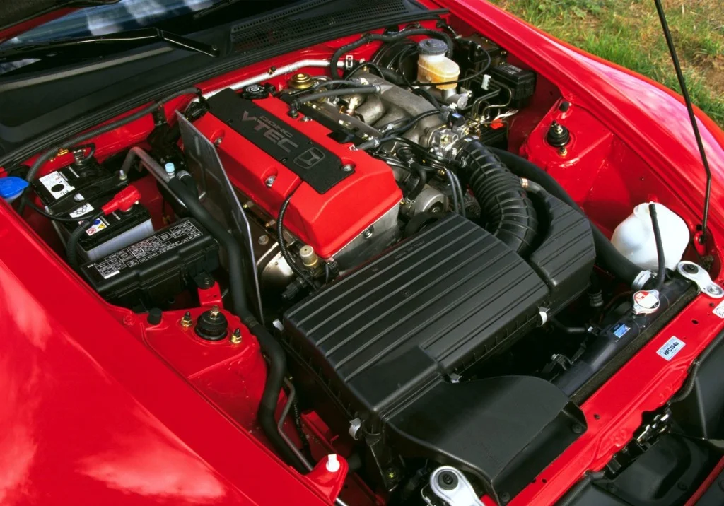 The F20C engine of the Honda S2000