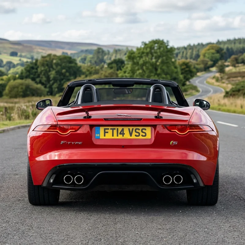 Jaguar F-Type V8s rear