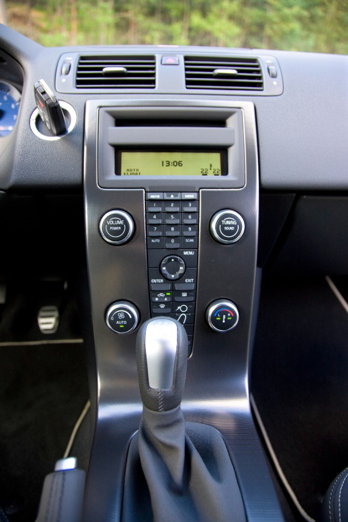 Detail of the floating console