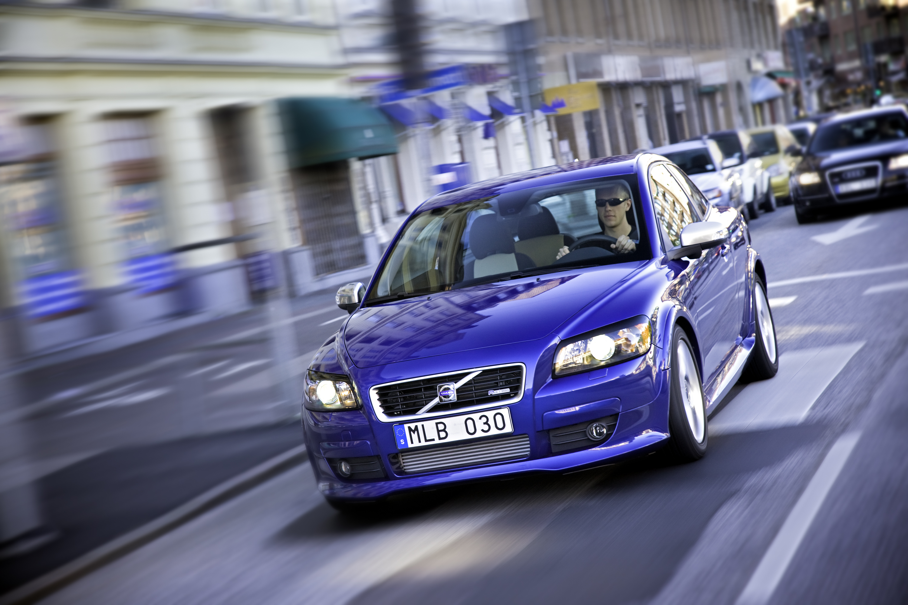 Front fascia of the Volvo C30 T5 - Timeless design
