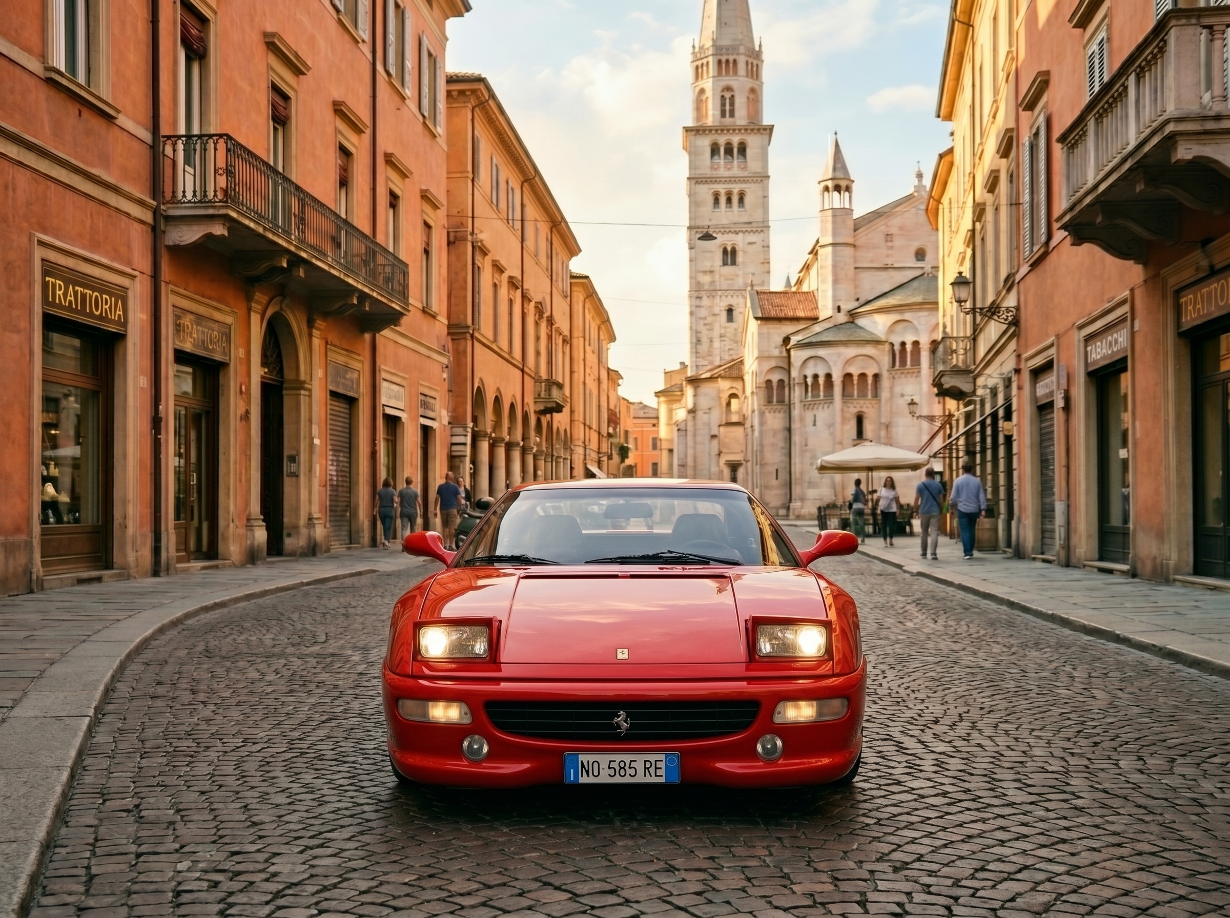 Ferrari F355 Berlinetta in red - The apex of classic Pininfarina design