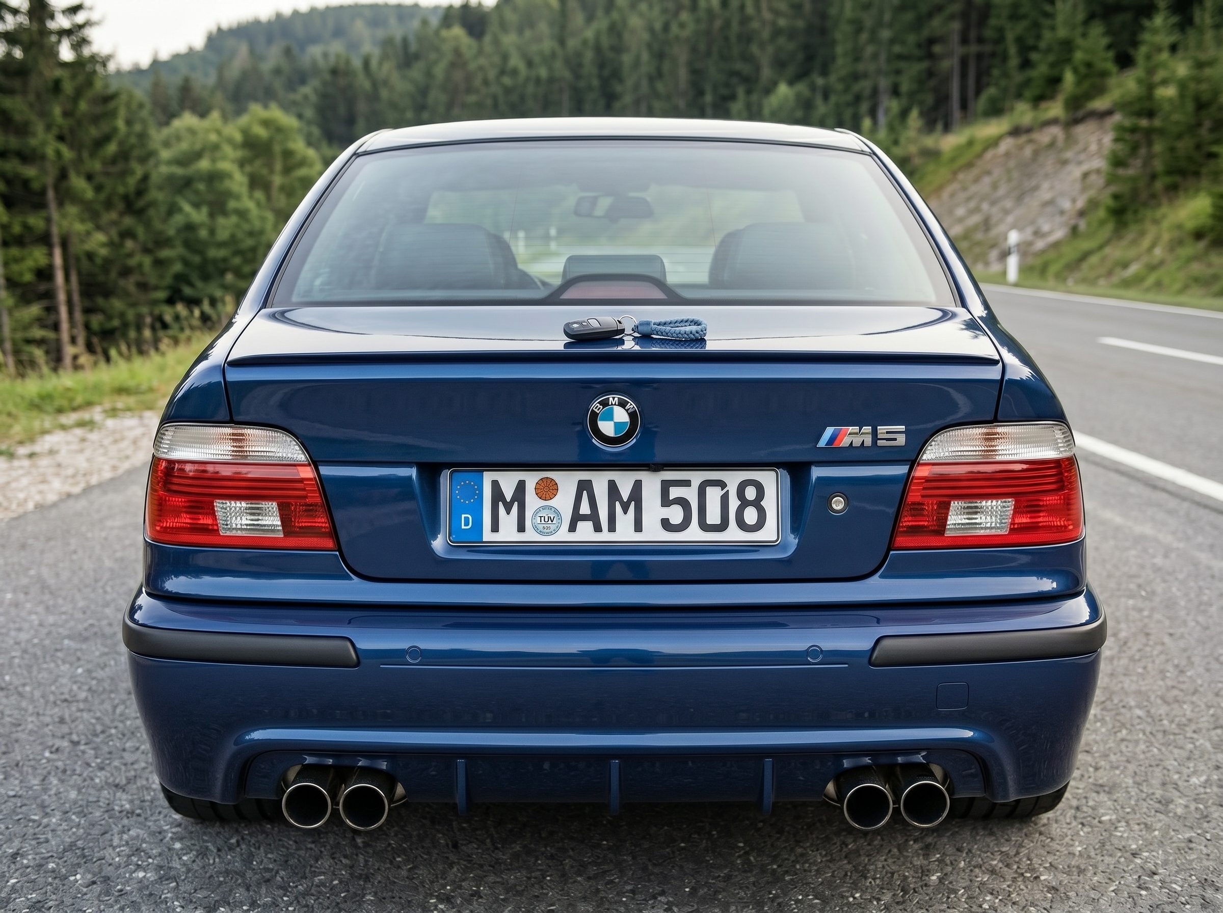BMW M5 E39 V8 rear view