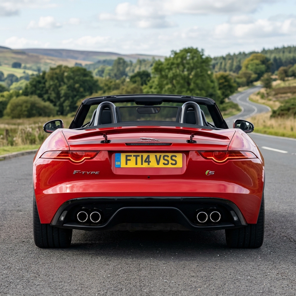 Jaguar F-Type V8s rear