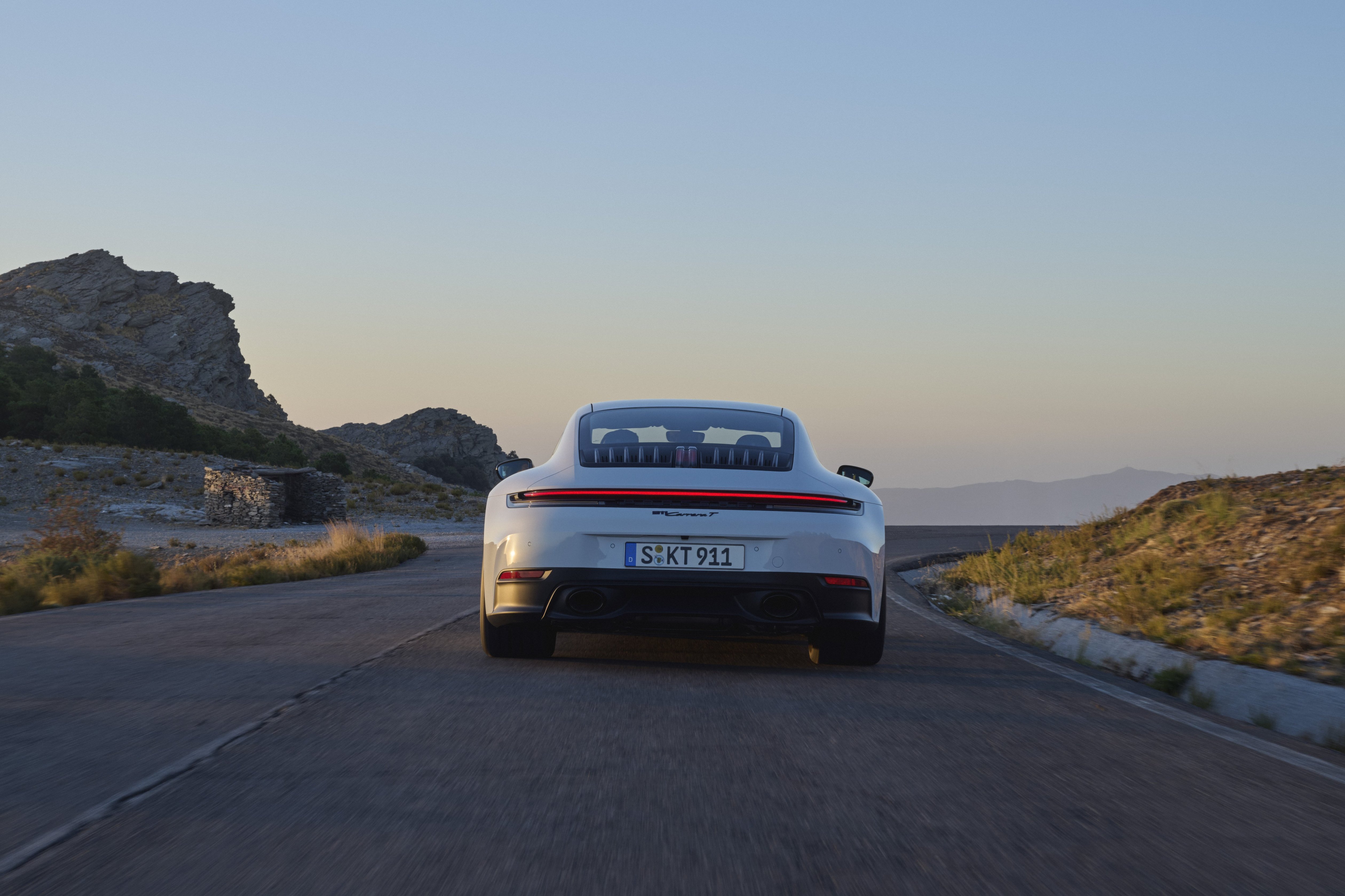 Porsche 911 992.2 Carrera T rear view